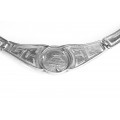 elegant colier "greek revival " Alexandru cel Mare, din argint. Grecia